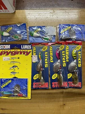 7 STORM LURES PYGMY SPINS Asst. Pre Rapala • $0.01