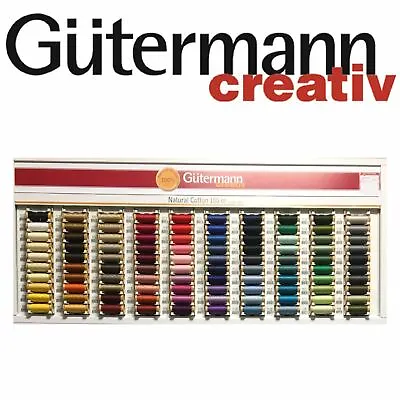 £2.53 • Buy Gutermann 100% Natural Cotton Thread 100m For Both Hand And Machine Sewing