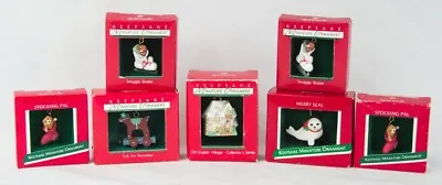 Lot Of 8 Hallmark Miniature Ornament VTG 1988/89 - Christmas Holiday SUPER CUTE! • $12.99
