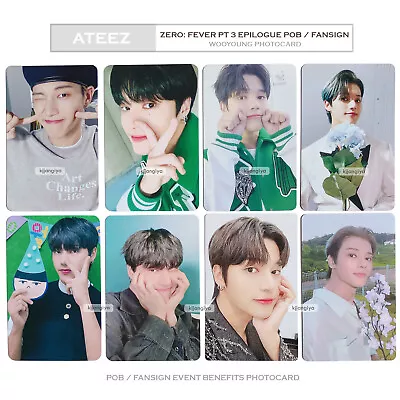 ATEEZ Fever Part 3 Epilogue Wonderwall Makestar Official Photocard WOOYOUNG • $29.99