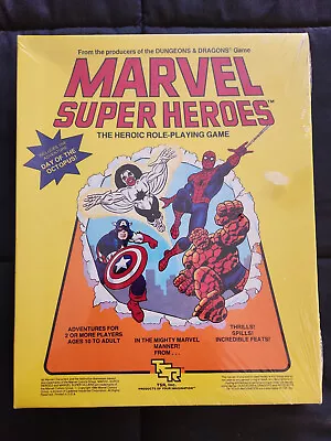 TSR Marvel Superheroes Heroic Role-Playing Game - Basic Boxed Set - New & Sealed • $499.99