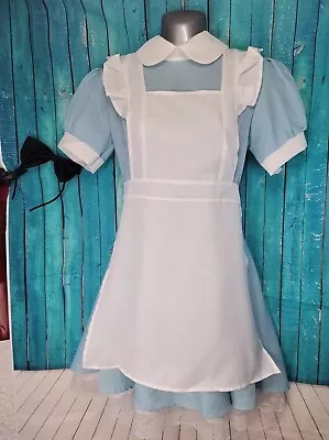 Alice In Wonderland Costume Womens Adult Classic Blue Dress XL New • $10.33