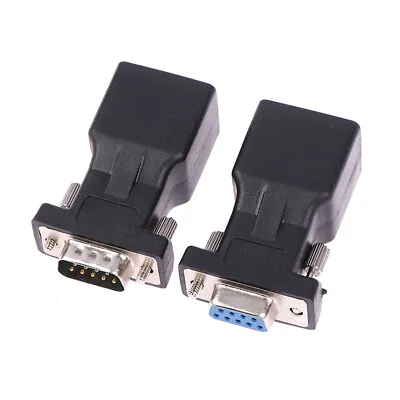 £5.49 • Buy DB9 RS232 Male/Female To RJ45 Adapter COM Port To LAN Ethernet Port Convert P4