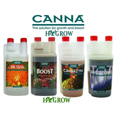 £9.95 • Buy Canna Additives Boost, Rhizotonic Pk 13/14 Cannazym Flush Start Calmag 250 1l 5l
