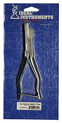 $29.75 • Buy Ear Notcher, V-Type, Stainless Steel, Small