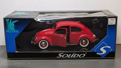 1974 Volkswagen Beetle Red - Solido 1/18 Scale Diecast Model  • $37.49