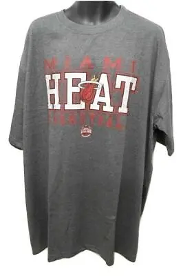 New Miami Heat Mens Sizes 2XL-5XL-6XL-Tall Majestic Gray Shirt • $10.07