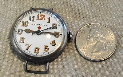 Marvin Center Seconds WWI AEF Military Trench Watch - Ambulance Driver • $1295