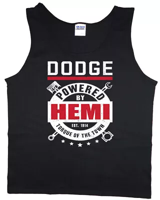 Mens Tank Top Dodge Ram Hemi T-shirt Sleeveless Muscle Tee Clothing Apparel • $18.95