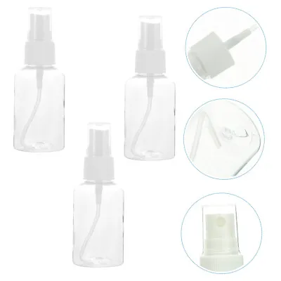  6Pcs 50ml Empty Plastic Sample Bottle Container Jar Pot Vial With Lid Perfect • £8.61