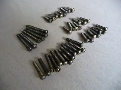 £1.50 • Buy 40 X Long Vintage Brassed Dome Head Bolts Meccano Part No's 111, 111a & 111d