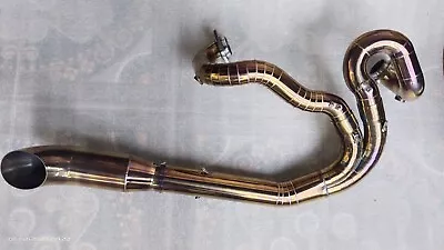 $445 • Buy Exhaust Systems  Golden FIRAUN 2 Into 1 Fits For Harley V-ROD 