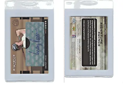 2003 SP Game Used Golf Signature Swings Gold 4 #CP1 Corey Pavin AUTO   1122 • $16