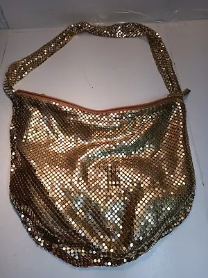 Metallic Sequin Gold Purse Bag • $24.97