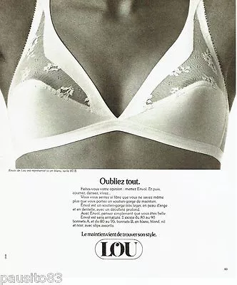 1977 ADVERTISING ADVERTISEMENT 116 Lou Throat Support Flight Under Clothing • $3.19