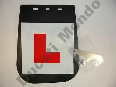 NEW BikeIt Mud Guard L-plate With Fitting Kit Motorcycle Scooter Learner Plate • $15.33