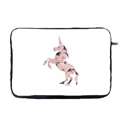 Unicorn Rose Laptop Case Sleeve Tablet Bag Ultrabook Chromebook Sleeve Gift • £15.99