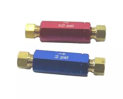 2 X New Residual Valve 3/8-24 DISC/DRUM Brake 2lb & 10lb Pressu Check Valve Set • $24