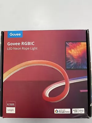 Govee Neon Rope Lights RGBIC LED Neon With Music Sync Works W/ Alexa 10ft New • $40