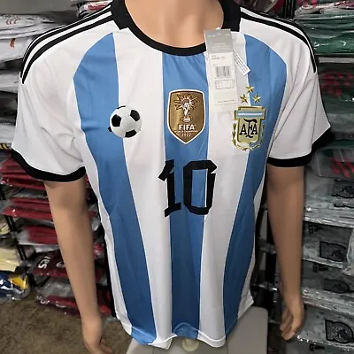 Messi Jersey Argentina Jersey Argentina Messi Soccer Jersey S M L XL 2XL • $35