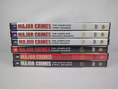 Major Crimes: The Complete Series Seasons 1-6 (Excellent 24 DVD Discs Set) • $21.24