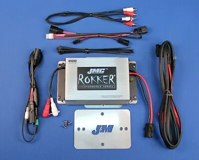 J&M ROKKER Stage6 200w 2-CH Amp Kit 15-23 HD RoadGlide/Ultra - JMA6-200HR15 • $374.99