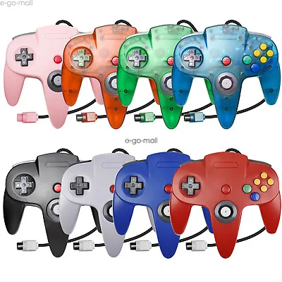 N64 Gamepad Joystick Replacment Controllers Compatible For Original N64 Console • $11.27