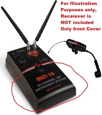 Original Nady MGT-16 UHF Wireless System Front Cover Only • $9.95
