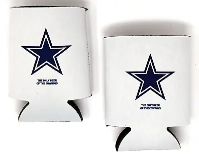 2 Dallas Cowboys Miller Lite Can Koozies  White & Blue • $5.99