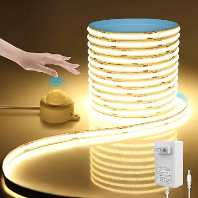 10M PIR Motion Sensor COB LED Strip Light 24V Led Light Tape Stairs Wall • $43.86