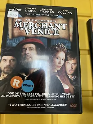 Merchant Of Venice (William Shakespeare) (DVD 2005) - Previously Rented • $1.17