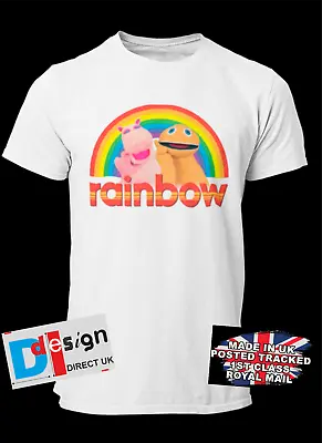 RAINBOW T-Shirt The Classic Retro Funny Cool Cartoon Comic Tee ZIPPY BUNGLE  • £6.99