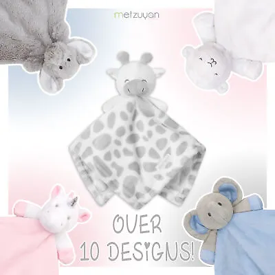 Baby Boys And Girls Teddy Bear Comforter Sleep Aid Snuggle Blanket Soft Cot Toy • £9.99