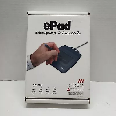 Interlink Electronics EPad USB EPad VP 9811 Electronic Signature Pad - VGC • $69.99