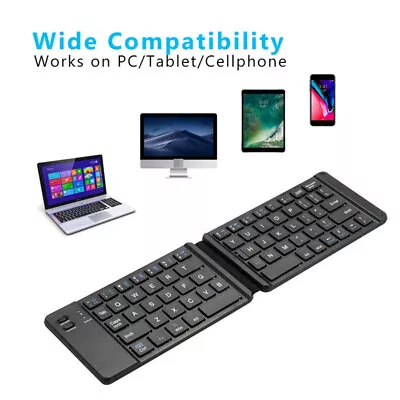 For Windows PC IOS Mac Tablet IPhone 15/14/13/12 Pro Wireless Bluetooth Keyboard • $17.35