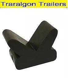 Boat Trailer Jet Ski Trailer V Shape Roller Skid Rubber Bow Stop Winch Post G87 • $6.50