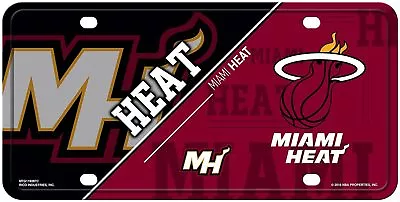 Miami Heat License Plate Split Design Metal Front Car Auto Tag MTG • $14.79