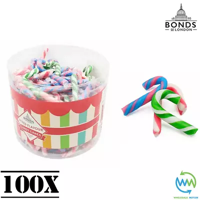 100 X Mini CANDY CANES Christmas MIXED Flavour RETRO SWEETS 5g Xmas Sweet UK • £10.99