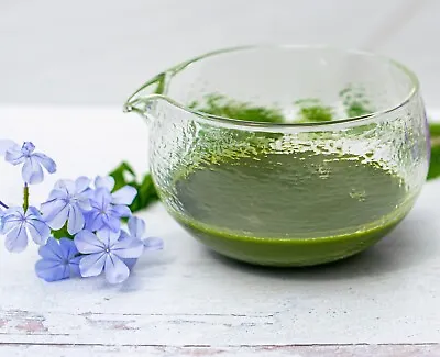 Textured Glass Matcha Bowl With Spout - Spouted Matcha Bowl 500 Ml • $27.99