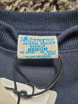 $104 • Buy Champion True To Archives 70s One Color Tag Reverse Weave Japan Made Vtg Sweat