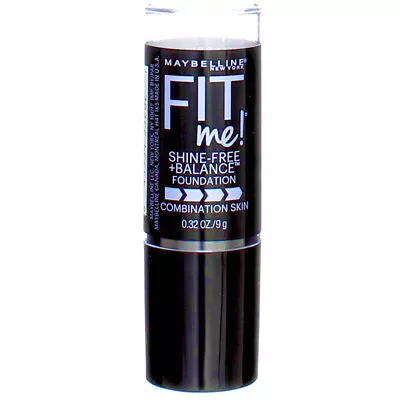 3 Pack Maybelline Fit Me Shine-Free + Balance Stick Foundation Porcelain 110... • $34.52