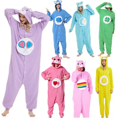 Adults Care Bears Onesie Animal Kigurumi Costume Pyjamas Party Book Week AU • $34.19