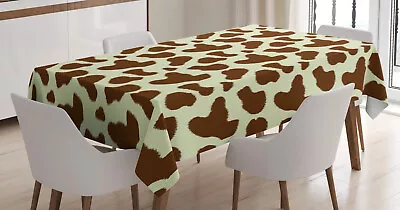 Cow Print Tablecloth Cattle Skin With Spot • £15.99