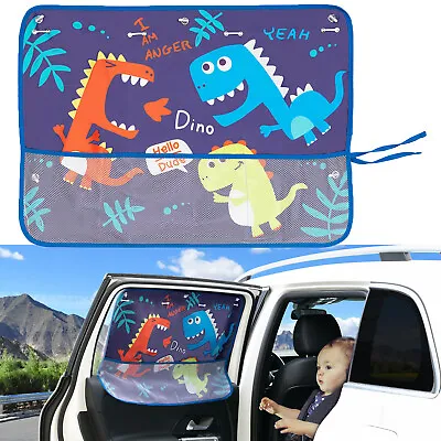 Car Sun Shade Curtain For Side Window Baby Kid Sunshade UV Ray Heat Blocker AU • $13.84