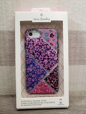 Vera Bradley Quilted Transparent Flexible Frame IPhone 6/7/8 / SE Case✅ • $6.30