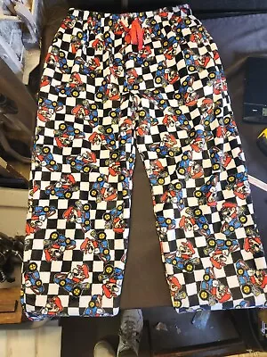 Official Nintendo Mario Kart Sleepwear - Fleece Pajama Pants - Size Medium - M/M • $19.99