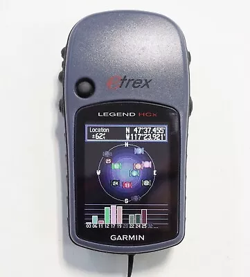GARMIN ETrex LEGEND Hcx GPS Handheld Navigator Receiver • Read • $35