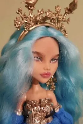 Monster High OOAK Custom Blue Princess Doll • $130