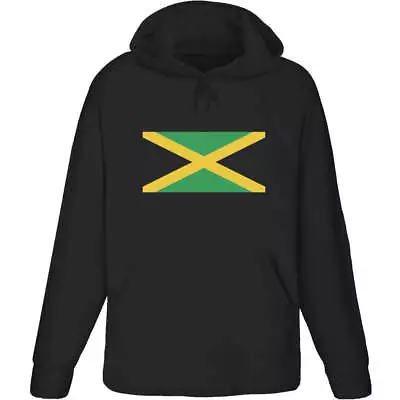 'Jamaica Flag' Adult Hoodie / Hooded Sweater (HO023023) • £24.99