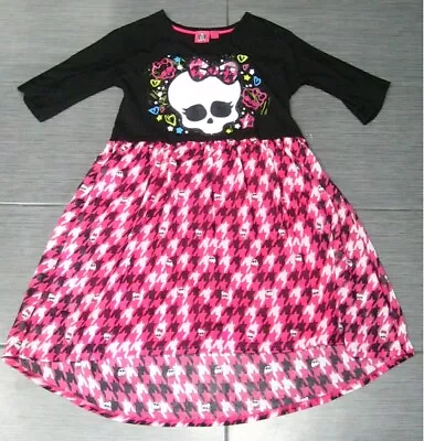 MONSTER HIGH Mattel 2012 Skull Party Dress Girls XL Size 14/16 • $24.99